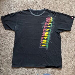 Element Black Skater Graphic T-Shirt XL
